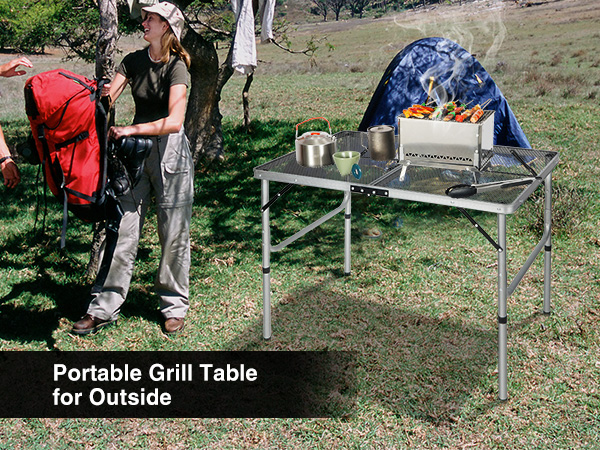 Amazon.com: RedSwing Portable Grill Table for Outside