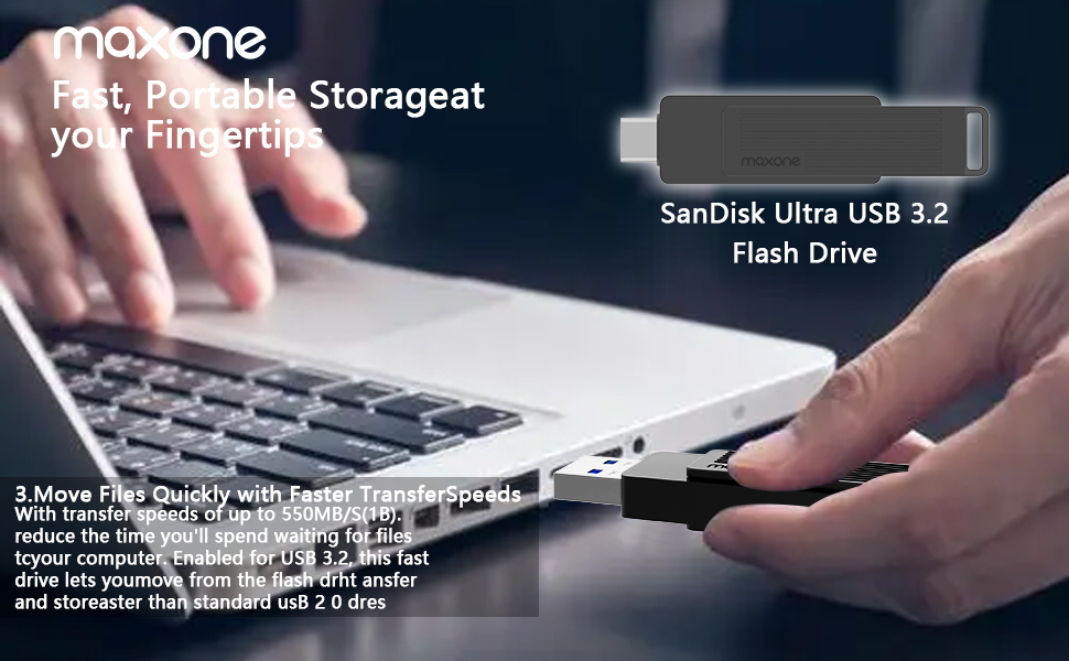 Maxone External 1000GB Portable Solid State Flash Drive