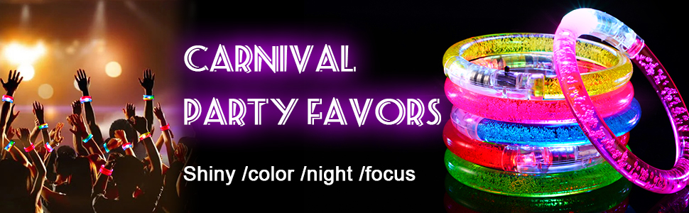 Braccialetti Lampeggianti Luminosi LED