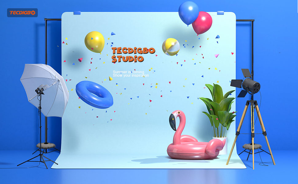 Studio Backdrop Kit, Photo Video 2M x 3M Adjustable Photography