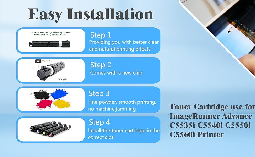 CANON ImageRunner Advance C5535i C5540i C5550i C5560i TONER CARTRIDGE