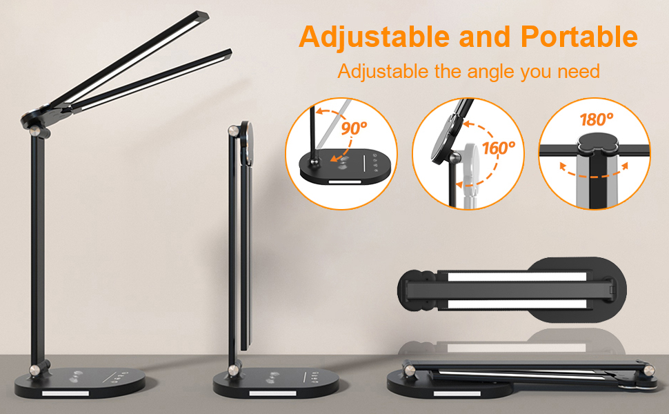 Adjustable desk lamp