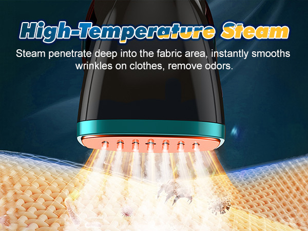 This lightweight mini steamer is perfect for any traveler!