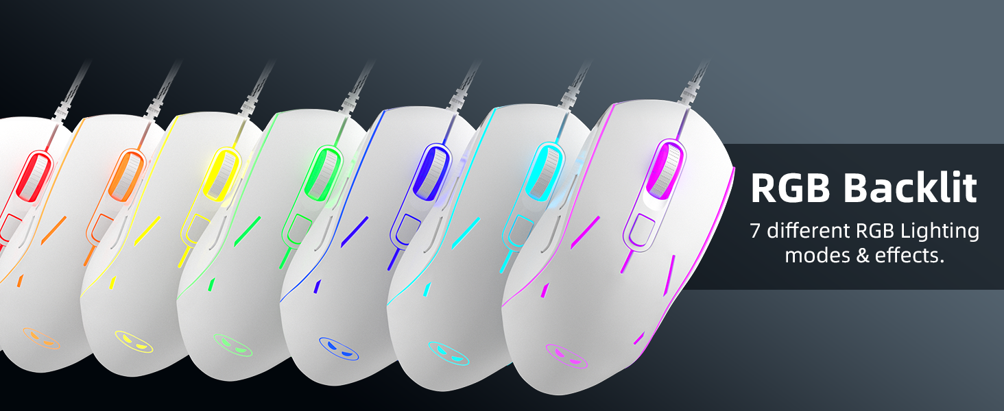 Camiysn Gaming Keyboard and Mouse, White... 21 Keyboard and Mouse