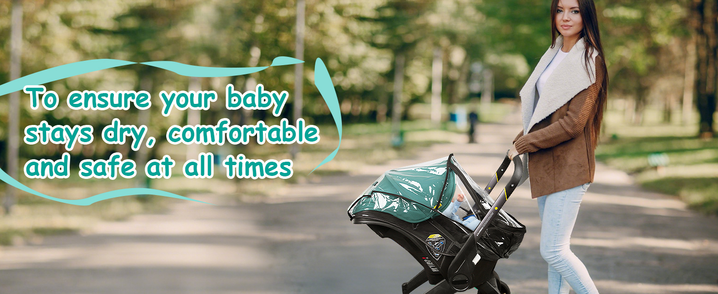 Rain cover for stroller, Snow cover for stroller, Wind cover for stroller