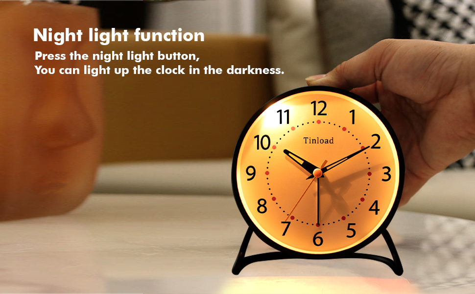 4.5" Antique Retro Analog Alarm Clock, S... 19 5