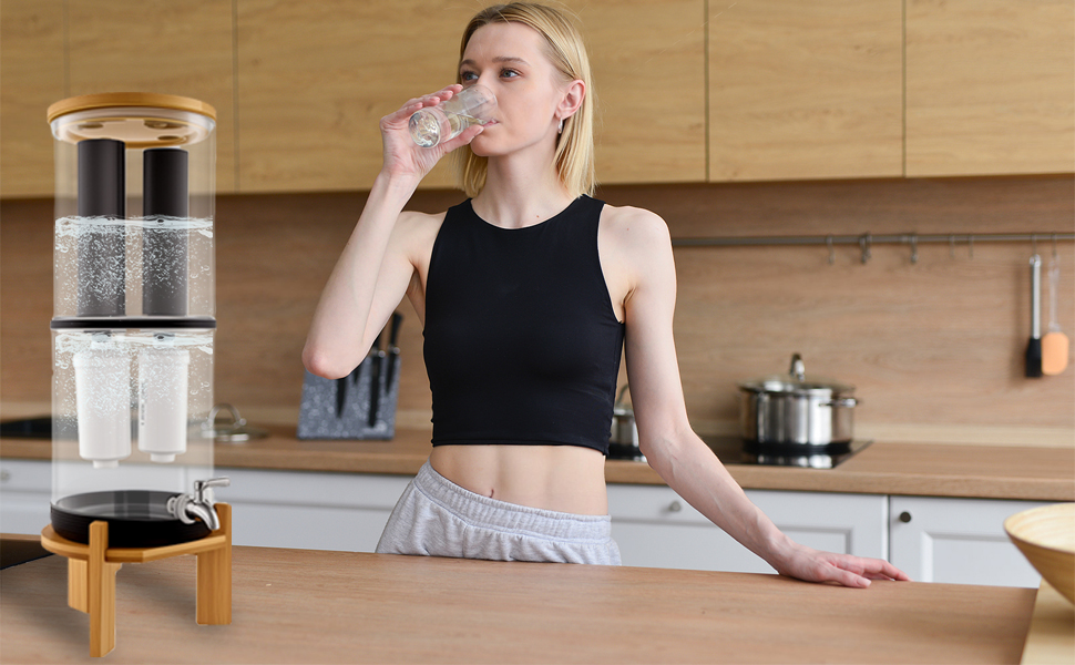glass water filter gravity water filter glass water filter dispenser