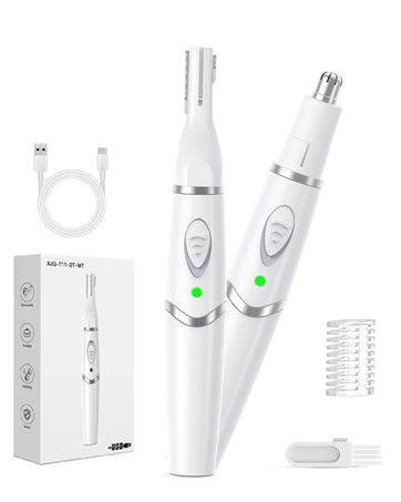 Eyebrow Trimmer 2 in 1 Professional Painless Electric Eyebrow Razor for Women Men