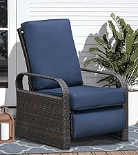 aluminum outdoor reclining chair