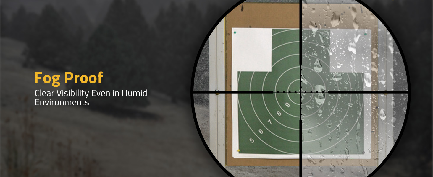 fogproof - CVLIFE JackalHowl 6-18x50 AO Rifle Scope for Hunting