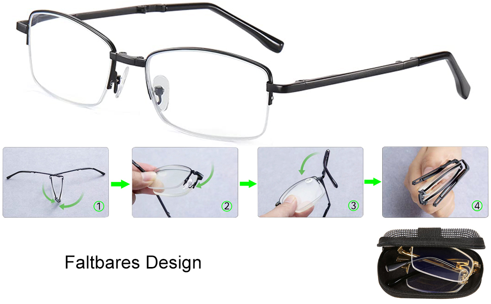 Faltbares Design Lesebrillen