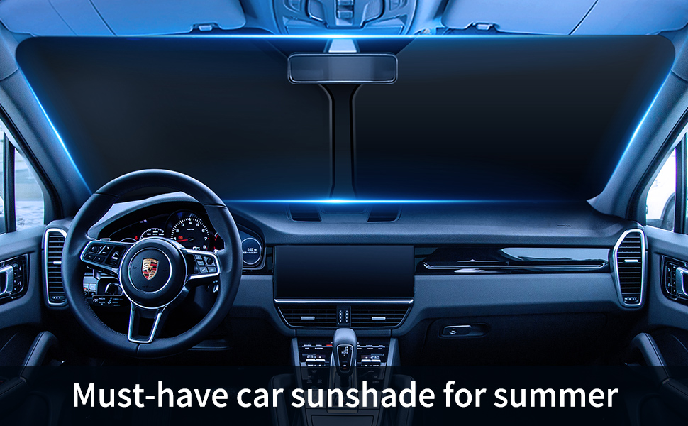 car sun visor anti-glare mirror