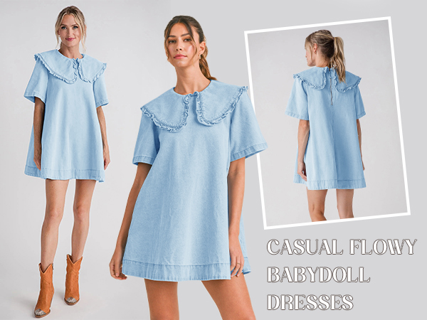 ワンピース PAMEO POSE PEAR COLLAR JK MINI DRESS PAMEO POSE Pear Collar JK Mini Dress