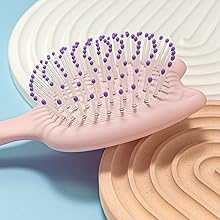 Amazon | kennethan ヘアブラシ ミニくし 携帯用 ドライウェット