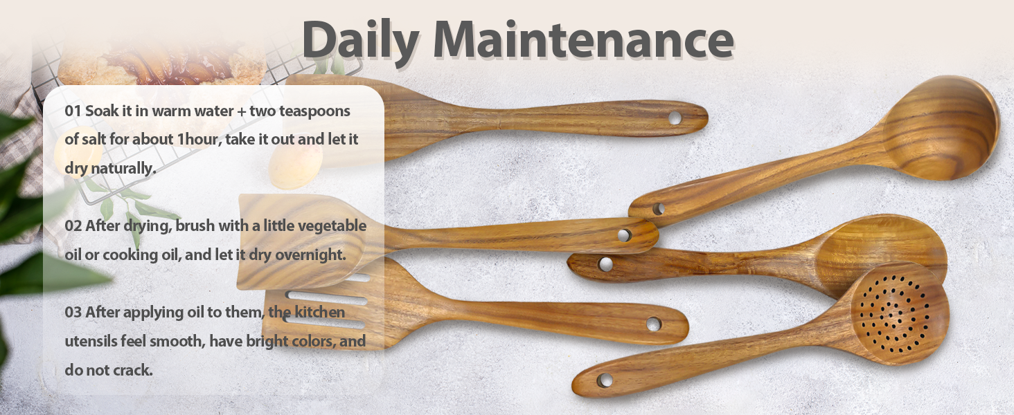 wooden cooking utensils
