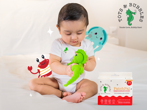 Tots and Bubbles Patchpal 100% Natural Mosquito Repellent Patches ...