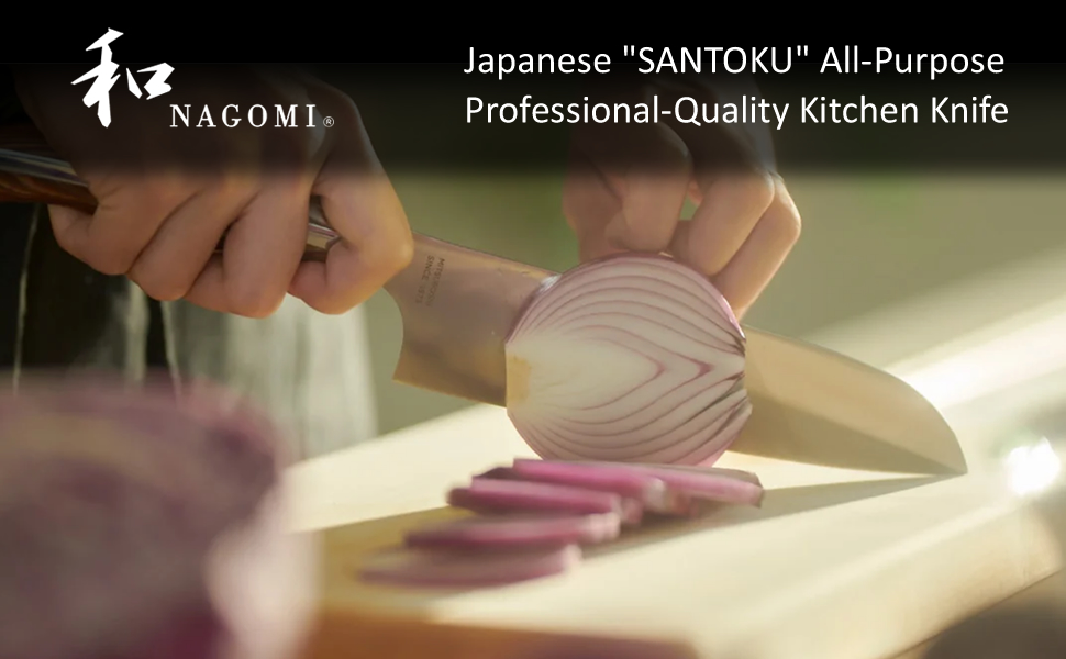 all-purpose knife for meat, fish, and vegetables professional-quality Japanese kitchen knife