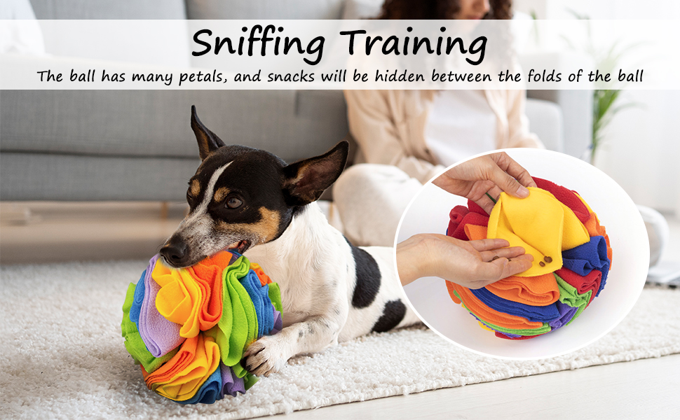 Andiker Dog Snuffle Ball, Interactive Dog Toys Ball Dog Brain