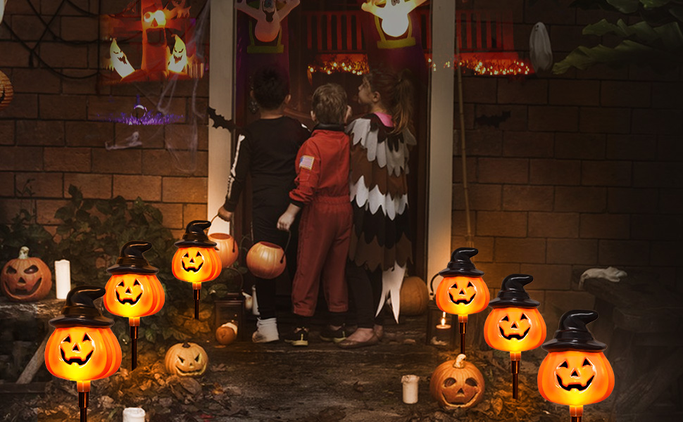 front porch pumpkin decorations for halloween