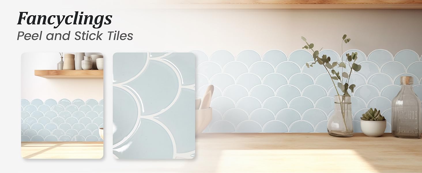 5 Sheets Peel and Stick Backsplash 12"x12" 3D Adhesive