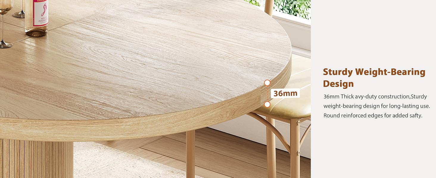 extendable dining table set for 4