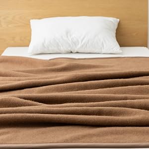 Amazon.co.jp: Nikke 56480106 Blanket, Brown, Single (55.1 x 78.7