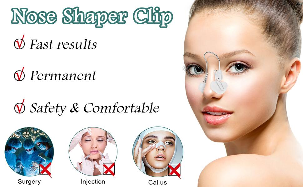FERNIDA Nose Shaper Clip, Silicone Nose Up Lifter Nose Job