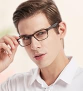 Madison Avenue 4 Pack Ultra Thin Lightweight Muticolor Blue Light Blocking Reading Glasses Women Men