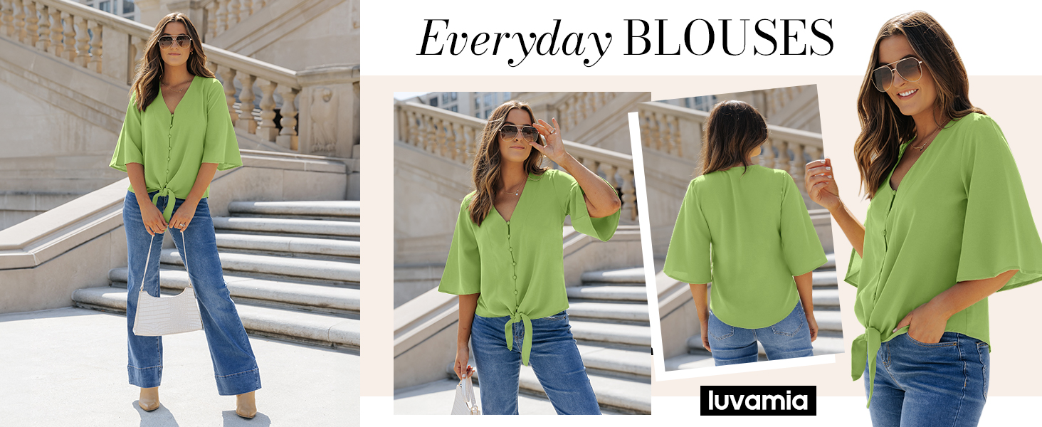 button down blouse for women