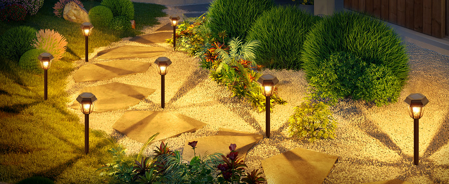 walkway lights outdoor for garden decor