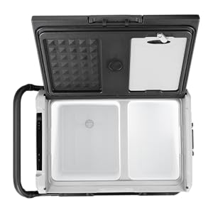 Amazon.co.jp: Goture 45L 車載冷蔵庫 【2室独立温度制御