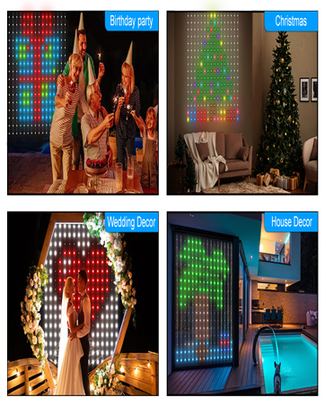smart curtain lights