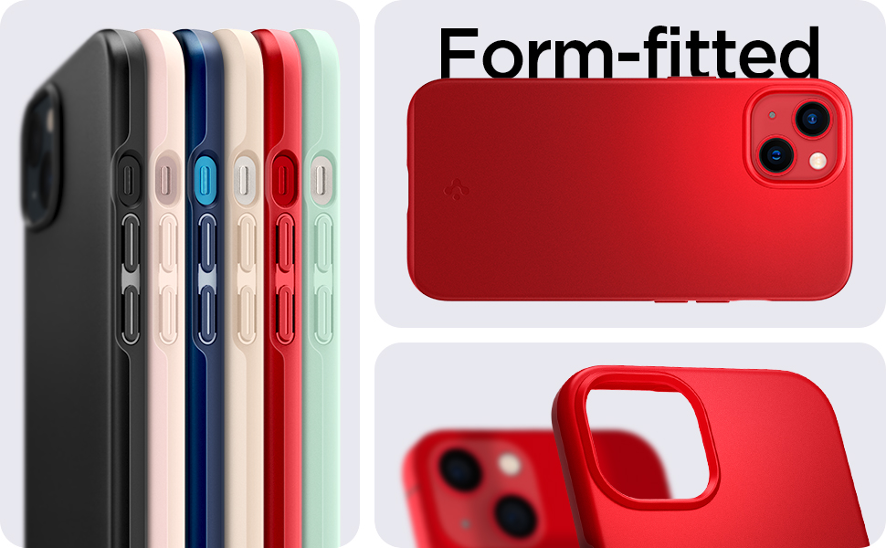 Spigen Thin Fit Designed for Apple iPhone 13 Mini Case (2021) Red Amazon.ca Electronics