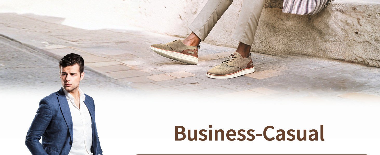 Mens Casual Dress Mesh Sneakers