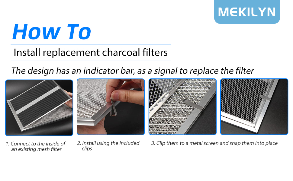 HPF36 Type Xd NonDucted Replacement Charcoal Filter Kit