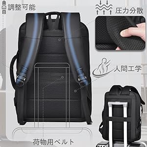 リュック ビジネスリュック バックパック リュックサック ビジネスバッグ キャリーオン機能