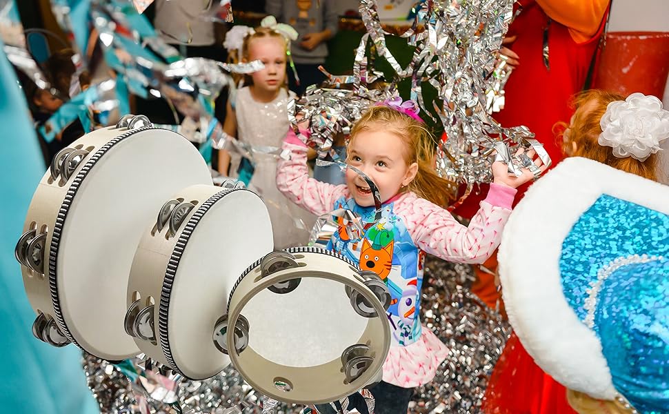 Tambourines Bulk 6 inch 8 inch and 10 inch Double Row