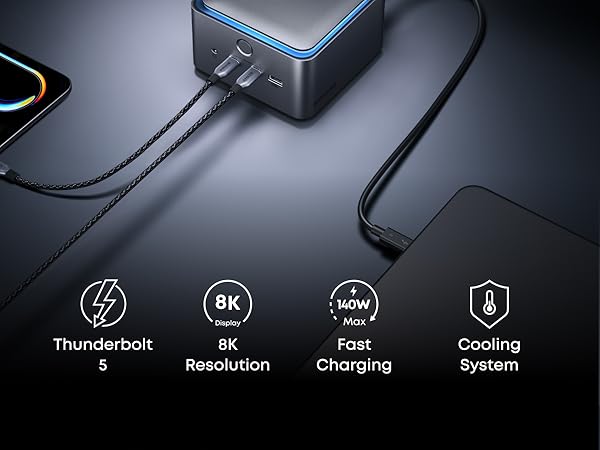 AnkerPrimeドッキングステーション8K Thunderbolt5 Anker Prime ドッキングステーション (14-in-1, 8K, Thunderbolt