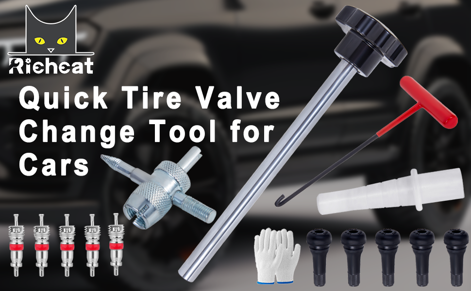 Quick Change Tire Valve Tool Kit