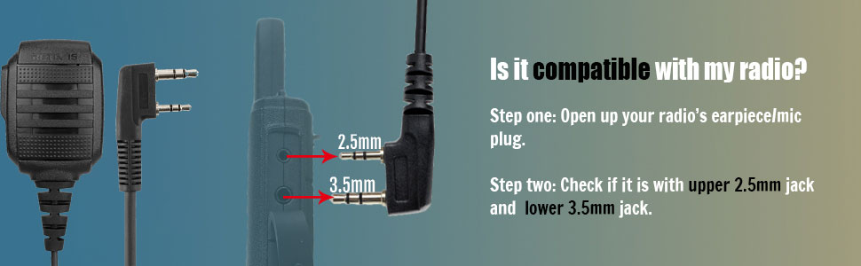 Retevis IP54 Waterproof Microphone, Walkie Talkie Speaker Mic,Compatible with Retevis RT21 RT68 H-777 RT22 RT27 H-777S RB45 RB29 RT19 RT15 BAOFENG UV-5R 888S Kenwood Samcom pxton Two Way Radio(4 Pack) 11 Retevis IP54 Waterproof 2 Pin Speaker Mic