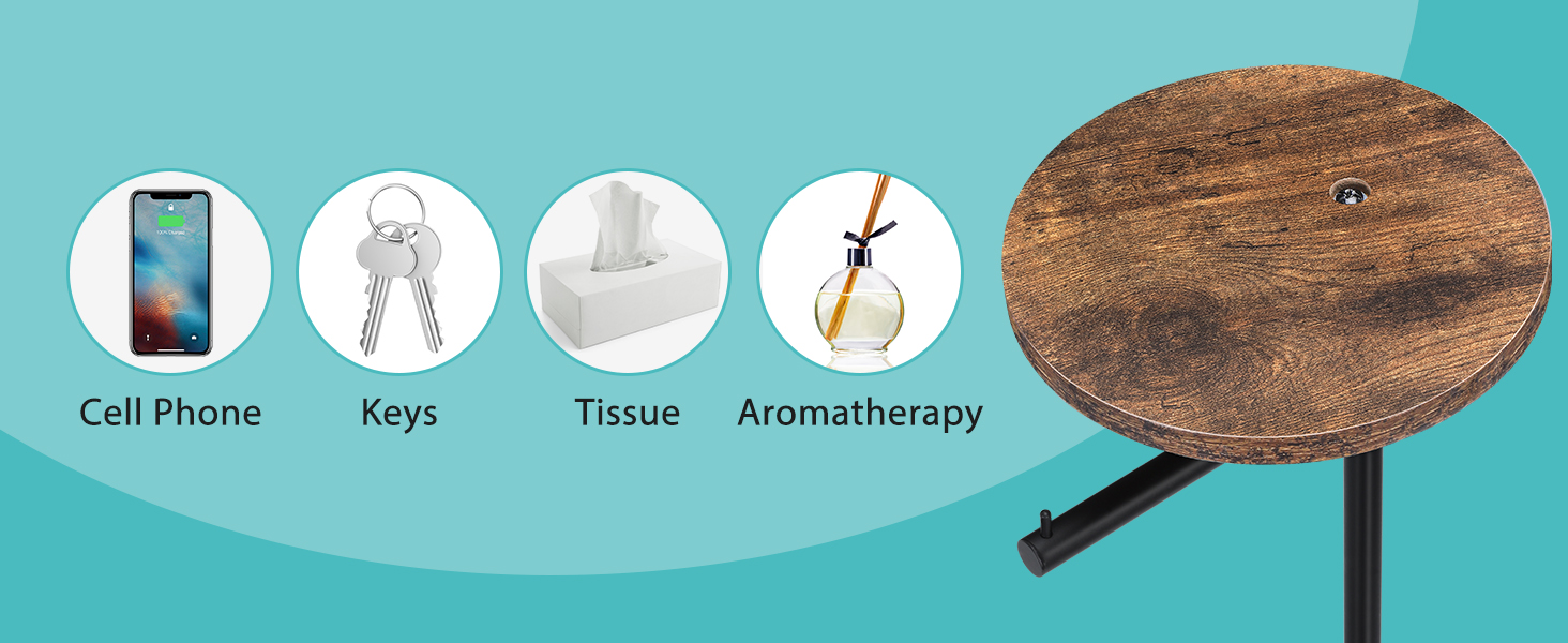 YBING Toilet Paper Holder Stand with Top Storage Shelf