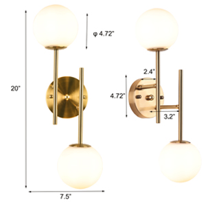 Modern Bathroom Vanity Wall Light -SIZE