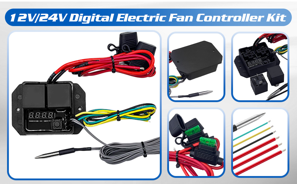 with Adjustable Temperature Range (104-230°F), LED Real-Time Display