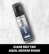 Achieve a natural glow with MANTAN’s clear fake tan, perfect for a flawless beach look.