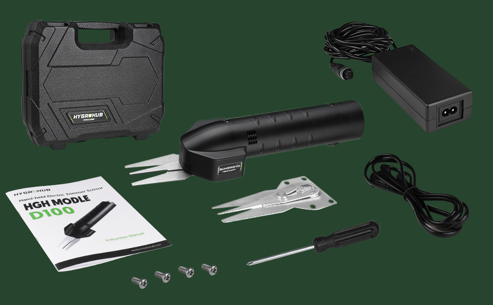 D100 Electric Bud Trimmer Scissors, 2PCS Cutting Blades