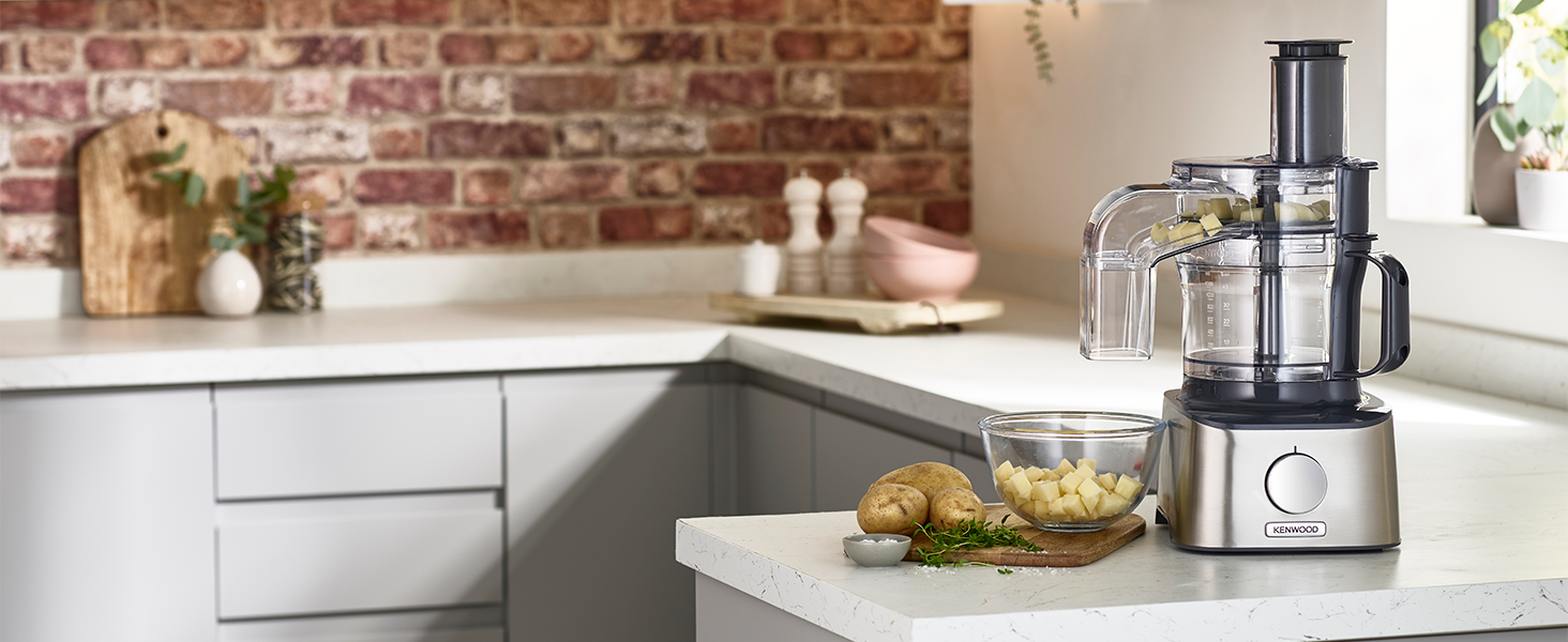 Kenwood MultiPro Compact+ Food Processor, FDM304SS, 800W, Silver