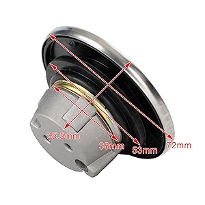 Amazon.com: Areyourshop Tan Fuel Gas Cap Lock Key for Yamaha