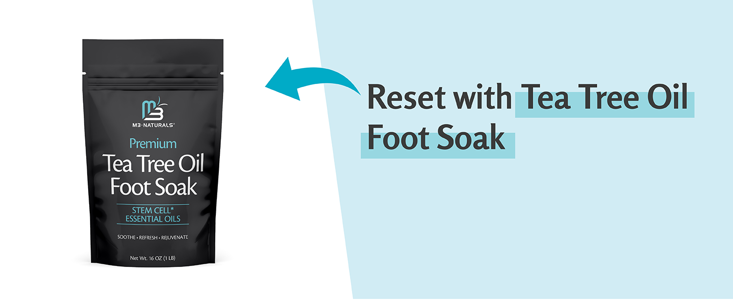 Reset with Tea Tree Oil Foot Soak