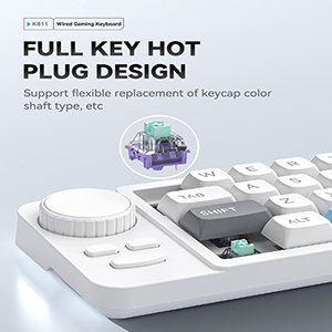 One Handed Mini Keypad with Unique Knob