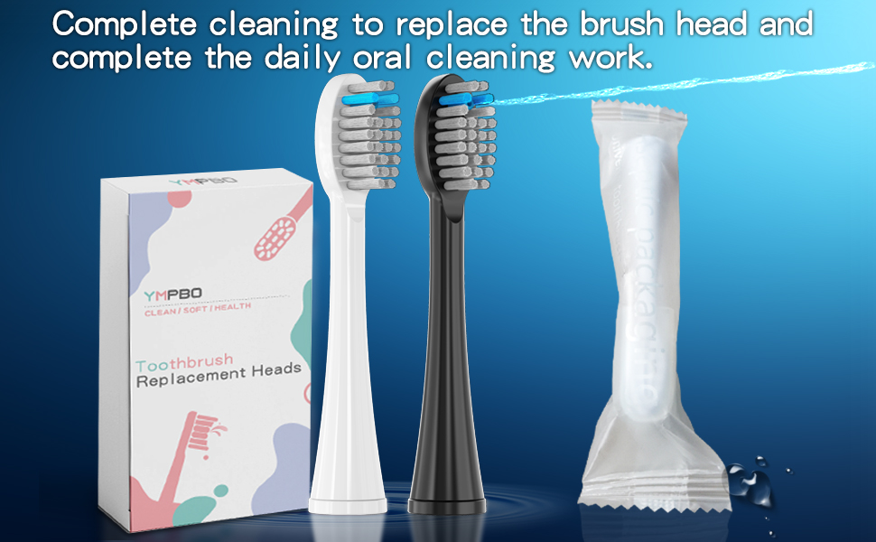 YMPBO Toothbrush Replacement Heads Compatible with